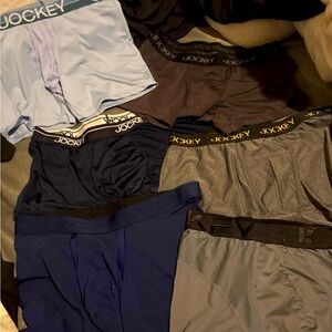 6 pair brand new Jockey multicolored underwear  size Large